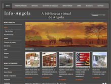 Tablet Screenshot of info-angola.ao